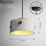 Suspension Led Macarons Colorés Moderne Blanc - A Luminaire Chambre