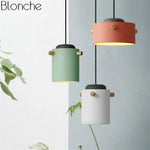 Suspension Led Macarons Colorés Moderne Luminaire Chambre