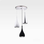 Suspension Led Main Moderne 3 Couleurs - Base Ronde Luminaire Chambre