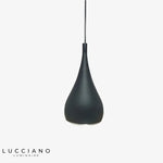 Suspension Led Main Moderne Noir Luminaire Chambre