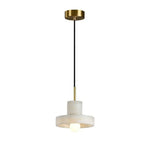 Suspension Led Marbre Blanc Luxe Luminaire Chambre