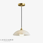 Suspension Led Marbre Blanc Moderne Luminaire Chambre