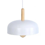 Suspension Led Métal Abat-Jour Arrondi Luminaire Chambre