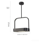 Suspension Led Métal Arrondie Shadow L - Noir Luminaire Chambre