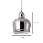 Suspension Led Métal Coloré Decor Argenté Luminaire Doré
