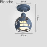 Suspension Led Métal Coloré Enfant Luminaire Chambre