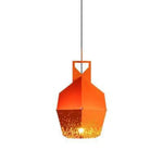 Suspension Led Métal Coloré Hang Orange / 28Cm Luminaire Chambre