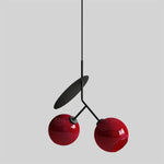 Suspension Led Métal Design Cerise Luminaire Chambre