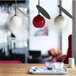 Suspension Led Métal Design Cerise Luminaire Chambre