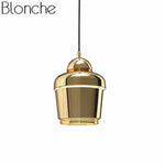 Suspension Led Métal Industriel Loft B Luminaire Doré