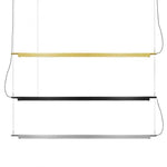 Suspension Led Métal Loft Longue Doré / 120Cm Luminaire Doré