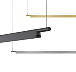 Suspension Led Métal Loft Longue Doré / 140Cm Luminaire Doré