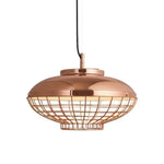 Suspension Led Métal Rose Gold Luminaire Chambre