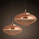 Suspension Led Métal Rose Gold Luminaire Chambre