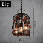 Suspension Led Métal Style Cage Oiseaux B Luminaire Chambre