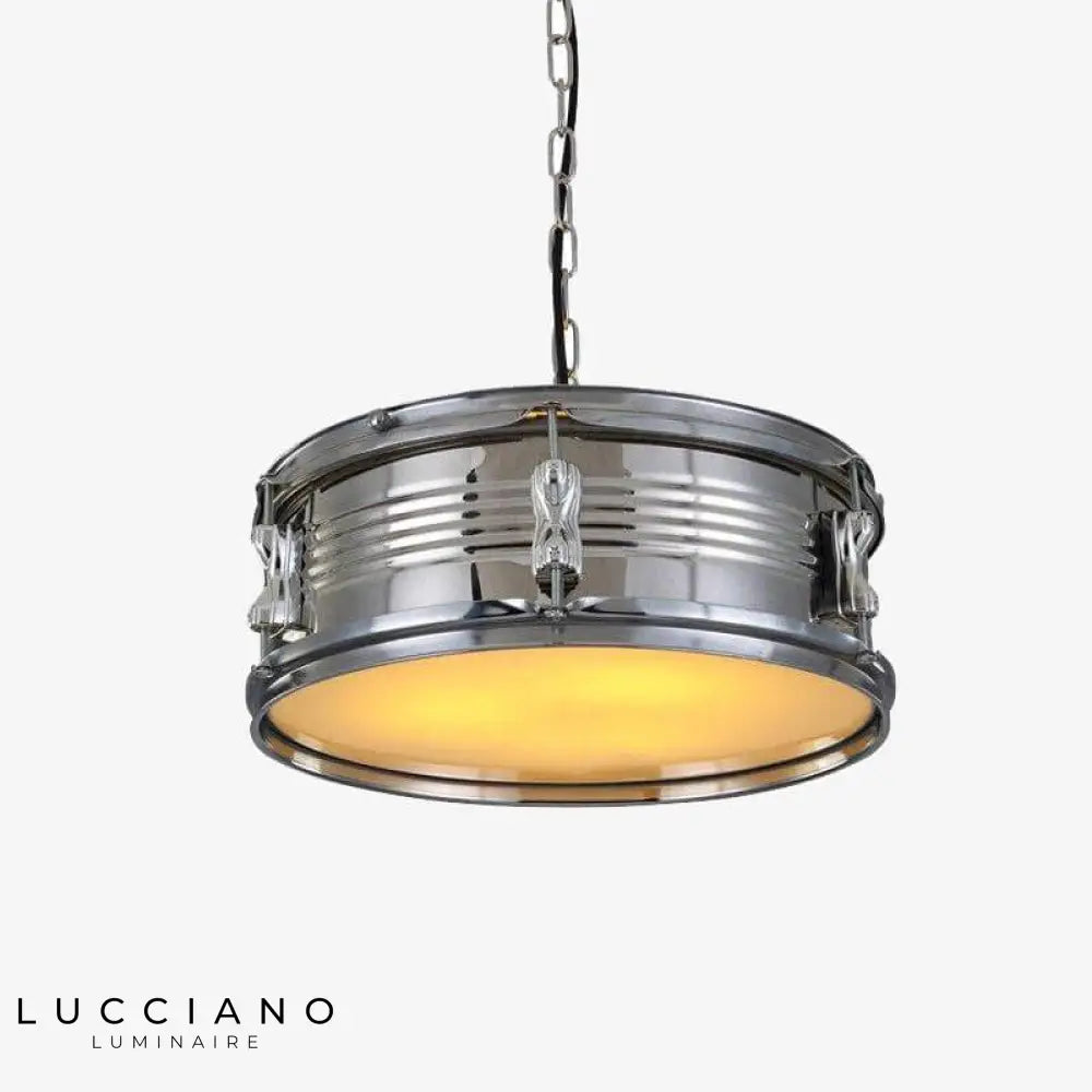 Suspension Led Métal Tambour Luminaire Chambre