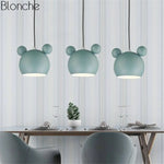 Suspension Led Mickey Colorée Luminaire Chambre