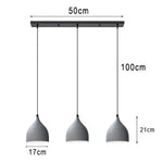 Suspension Led Minimaliste Willo Métal H Luminaire Chambre