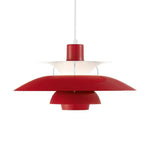 Suspension Led Moderne Abat-Jours Coen A - Rouge / D40 Cm Luminaire Chambre