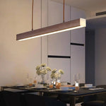 Suspension Led Moderne Bois Imitation Luminaire Chambre