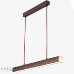 Suspension Led Moderne Bois Imitation Luminaire Chambre