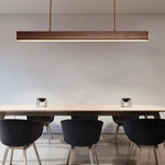 Suspension Led Moderne Bois Imitation Luminaire Chambre