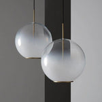 Suspension Led Moderne Boule Verre Nordique Luminaire Chambre