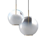 Suspension Led Moderne Boule Verre Nordique Luminaire Chambre