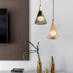 Suspension Led Moderne Conique Abril Luminaire Chambre