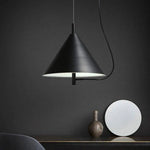 Suspension Led Moderne Conique Noir Luminaire Chambre