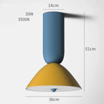 Suspension Led Moderne Jaune Métallique E Luminaire Chambre