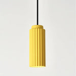 Suspension Led Moderne Kinna Colorée Jaune Luminaire Chambre