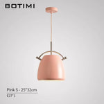 Suspension Led Multi Couleurs Intérieur Rose - 25X32Cm Luminaire Chambre