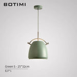 Suspension Led Multi Couleurs Intérieur Vert - 25X32Cm Luminaire Chambre