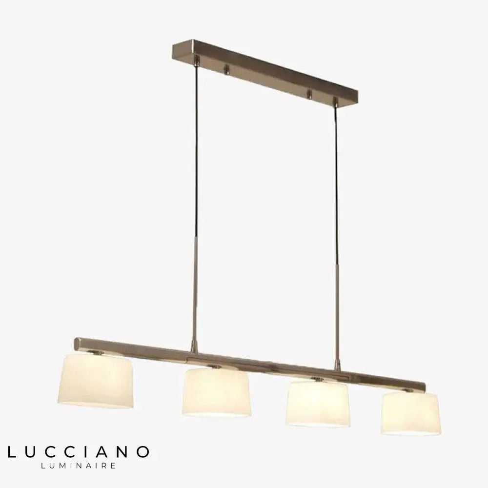 Suspension Led Multilumières Blanc Coffee Luminaire Cuivre