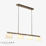 Suspension Led Multilumières Blanc Coffee Luminaire Cuivre