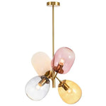 Suspension Led Nordic Avec Abat-Jour Coloré Luminaire Chambre