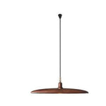 Suspension Led Nordic Bois Abat-Jour A / Marron Froide Luminaire Chambre