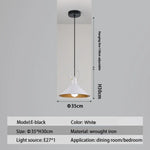 Suspension Led Nordique Métal Haston E - Blanc / Chaude Luminaire Chambre