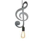 Suspension Led Notes Musicales C Luminaire Chambre