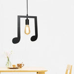 Suspension Led Notes Musicales Luminaire Chambre