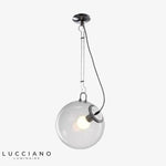 Suspension Led Octave En Verre Sphérique Luminaire Chambre