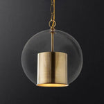 Suspension Led Or Et Verre Luxury Froide Luminaire Chambre