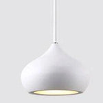 Suspension Led Ovale Multicolore Blanc Luminaire Chambre