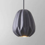 Suspension Led Résine Colorée Hang Gris Luminaire Chambre