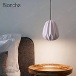 Suspension Led Résine Colorée Hang Luminaire Chambre