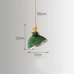 Suspension Led Rétro Verre Vert Yuja / A Luminaire Chambre