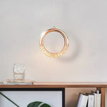 Suspension Led Ronde Luxury Terry Cercle / Chaude Luminaire Chambre