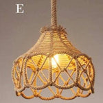 Suspension Led Rustique Cordage Variantes E Luminaire Chambre