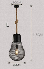 Suspension Led Rustique Imitation Ampoule L Luminaire Chambre